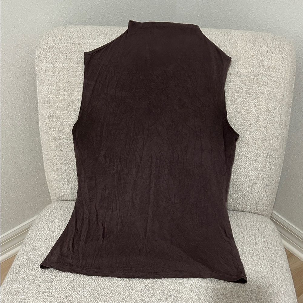 Nordstrom Dark Muted Purple Sleeveless Top